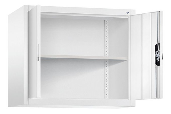 C+P Aufsatzschrank Acurado, H790xB930xT400mm, Farbe: Verkehrsweiß, Muldengriff, 9265-000 S10220