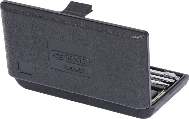 Bit KS Tools 918.1489 1/4 Con Adaptador De Ranura 6,5mm - Cromado, Calidad Profesional Para Taller
