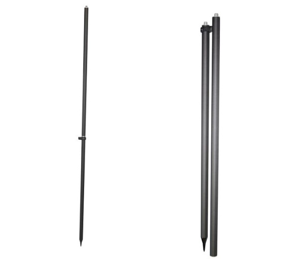 NESTLE GPS-Stab 2m, zweiteilig, Karbonstab, mit Kabellöchern, inkl. Tasche, 14011000