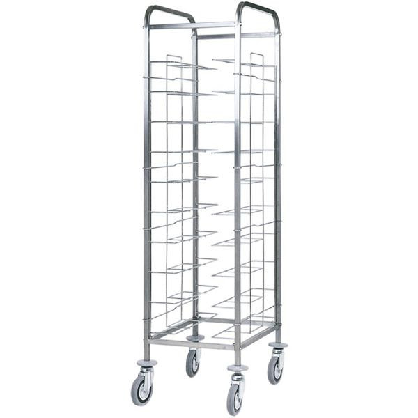 KBS Abräumwagen für 10 Tabletts 325-390x530mm oder 10 GN Tabletts, 70970023
