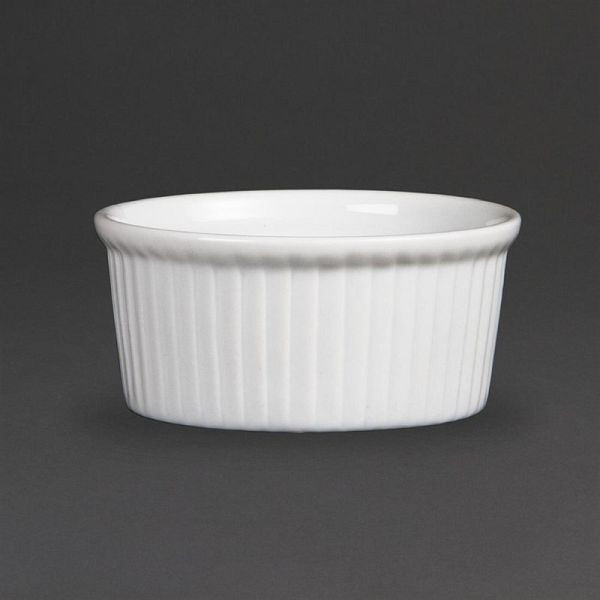 Olympia Whiteware Auflaufförmchen 8,5cm, VE: 12 Stück, W432