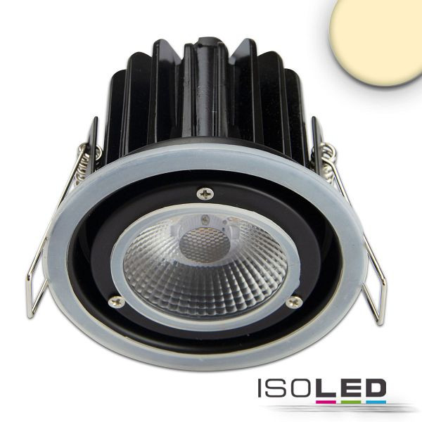 ISOLED LED Einbaustrahler Sys-68 MiniAMP, 8W, 24V DC, 3000K, dimmbar (exkl. Cover), 115080