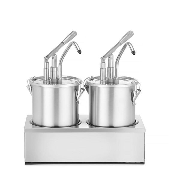 Hendi Saucenspender, Edelstahl, Zweier-Set, 9L, 400 x 200 x 440mm, 558119