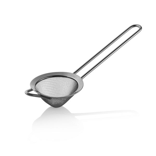 WAS Feinmaschiges Sieb NOCTURN, Ø 9 cm, 25,5 cm, gun metal, Chromnickelstahl 18/8, 8306003