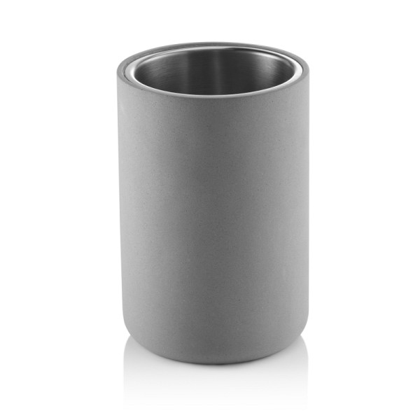 WAS Flaschenkühler, Ø 13 cm, Höhe 20 cm, Beton, doppelwandig, Chromnickelstahl 18/10, 1556013