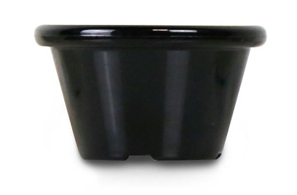 Hendi Auflaufförmchen, VE: 12 Stück, ØxH: 60x35 mm, Schwarz, 565605