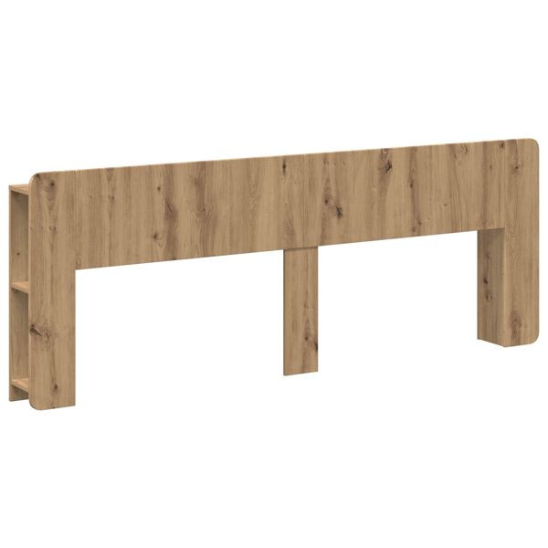 vidaXL Kopfteil Schrank mit Speicher Artisan-Eiche Holzwerkstoff, 8001236