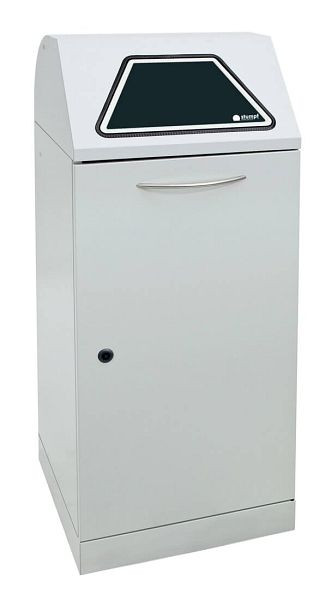 stumpf Abfalltrennung Modul-Vario 120, lichtgrau, verzinkter Innenbehälter, 120 Liter, 625-120-0-2-735