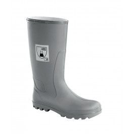 DS SafetyWear Hypalon- Chemikalienschutzstiefel, 37cm Schafthöhe, hellgrau, Größe 43, VE: 5 Paar, HYP-ST-43