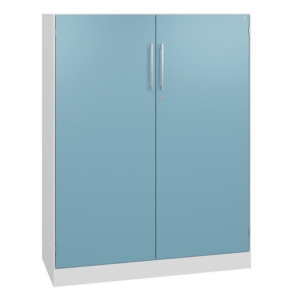 C+P Flügeltürenschrank Asisto, H1310xB1000xT435mm, 9016/0010, 141032-000 S10227