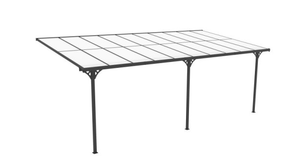 Westmann Terrassenüberdachung Bruce 617 Schwarz 300x617x270cm, SI06110