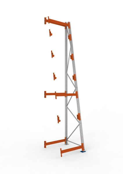 Meta A Ständer Kabeltrommel Anbauregal 4900 x 900 x 1100 kpl. für 4 Achsen vzk / RAL 2001 multipal, 9900005998