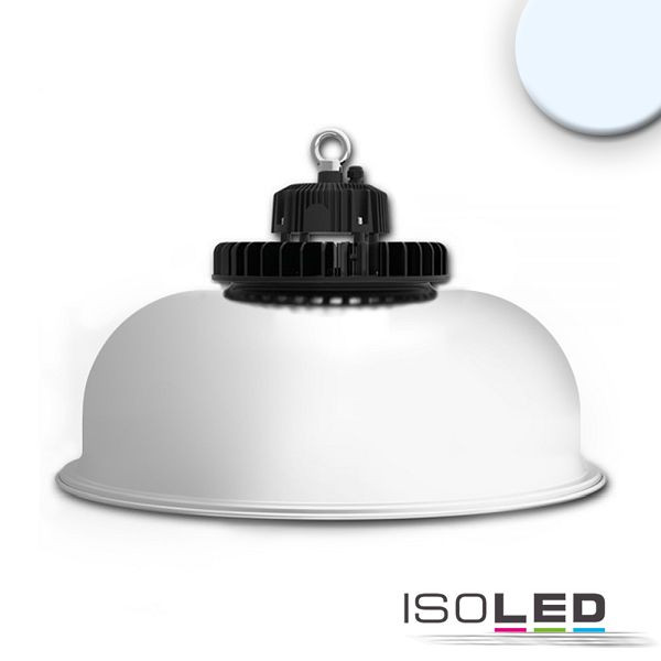 ISOLED LED Hallenleuchte FL 200W, Alu-Reflektor, 80°, IP65, 1-10V dimmbar, kaltweiß, 113454