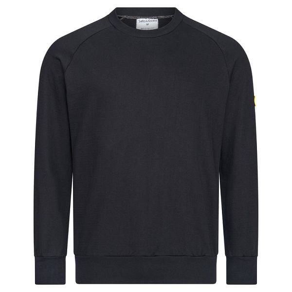 SafeGuard ESD-Sweatshirt, 280g/m², Rundhals, schwarz, L, DSWL43775
