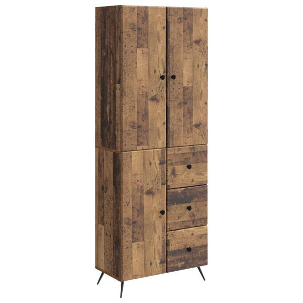 vidaXL Schrankset 2-teilig Altholz Holzwerkstoff, 3416905