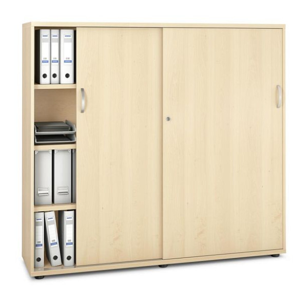 Deskin Schiebetürenschrank MULTI MODUL-PRO, Ahorndekor, B 1600 x H 1500 x T 420 mm, 352245