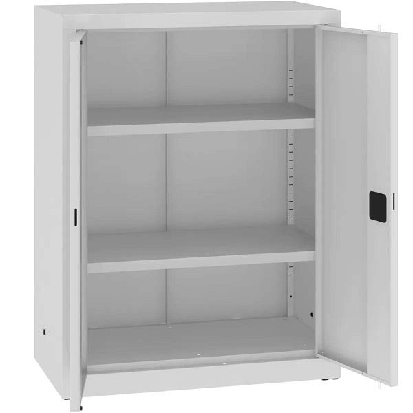 Eurobox Flügeltürenschrank, mittig schließend, 2 Türen, 2 Reihen von Ordnern, 1.040 x 800 x 435 mm, 0600-080202