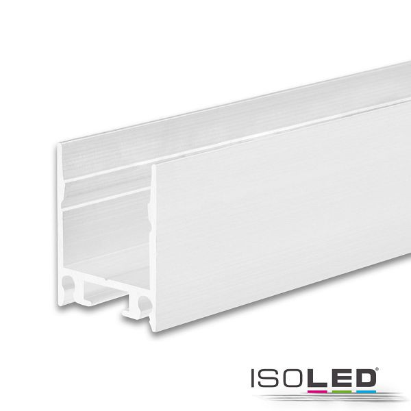 ISOLED LED Aufbauleuchtenprofil HIDE SINGLE Aluminium weiß RAL 9003, 200cm, 114799