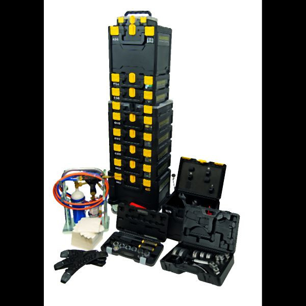 BRINKO Kälte-Klima-Set metrisch komplett – BRIcoolTec, Werkzeugset, 4901
