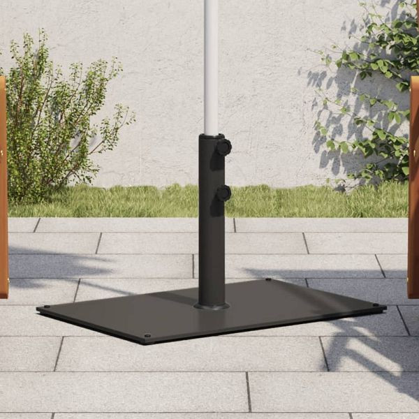 vidaXL Sonnenschirmständer Ø32/38/48 mm Mast 15 kg Rechteckig, 368681