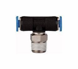 Riegler T-Steckverschraubung, drehbar, mini, 109064