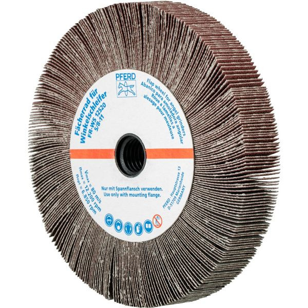 Pferd Fächerrad für Winkelschleifer FR WS 12520 5/8-11 A 240, VE: 2 Stück, 47802825