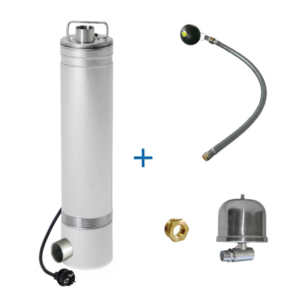 ewuaqua iWater Tauchdruckpumpe mit integrierter Steuerung iDiver Inox 6-60 plus L (Schwimmende Entnahme), 61282