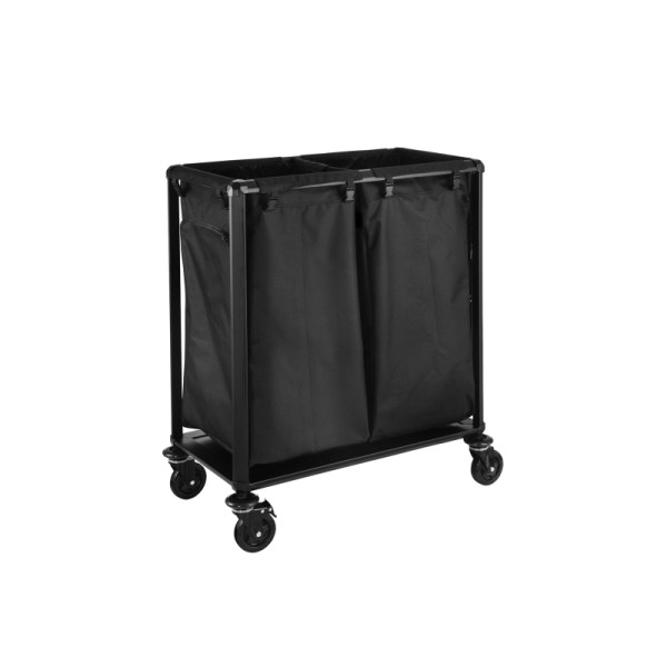 WAS Wäschewagen Double, 115 x 54 x 87 cm, Stahl, ABS Kunststoff, Polyesterfaserstoff, 4421102