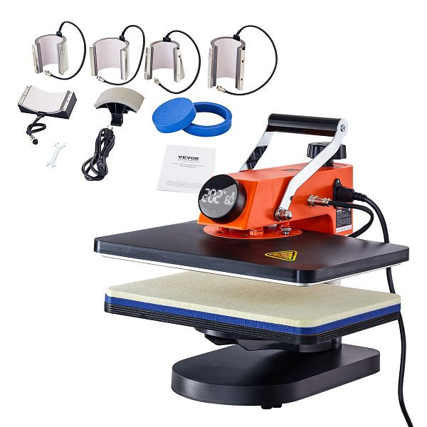 VEVOR Wärme Presse Maschine 12x15 Zoll 8in1 Sublimation Transfer T-shirt, XKTF910121581DUXVV2