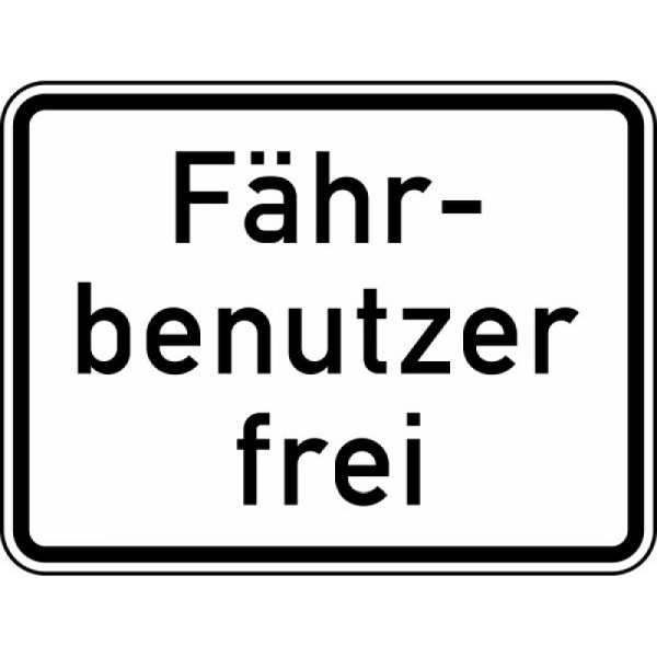 Stein HGS Fährbenutzer frei Nr. 1028-34, 420 x 315 mm, Flachform 2 mm, RA2, 1028-34-121