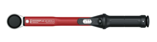GEDORE red Drehmomentschlüssel 1/2 20-100Nm, Länge 395mm, 3301216