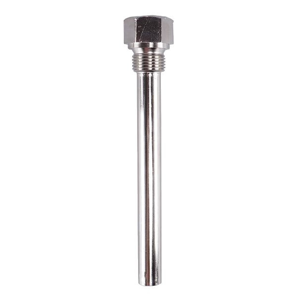 JUMO Schutzhülse zum Einschrauben, Einbaulänge 150 mm, Messing, Innendurchmesser: 13,5 mm, 60696001