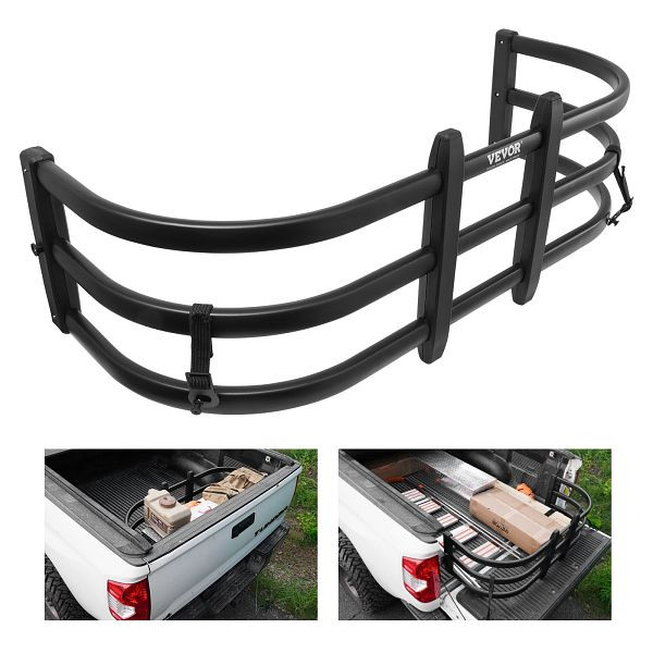 VEVOR Ladeflächenverlängerung Pickup Bed Expander 1410–1725 mm Einstellbare Länge, aus Aluminium mit 180° Drehung, KCCKZKLHJ000IEJ4NV0