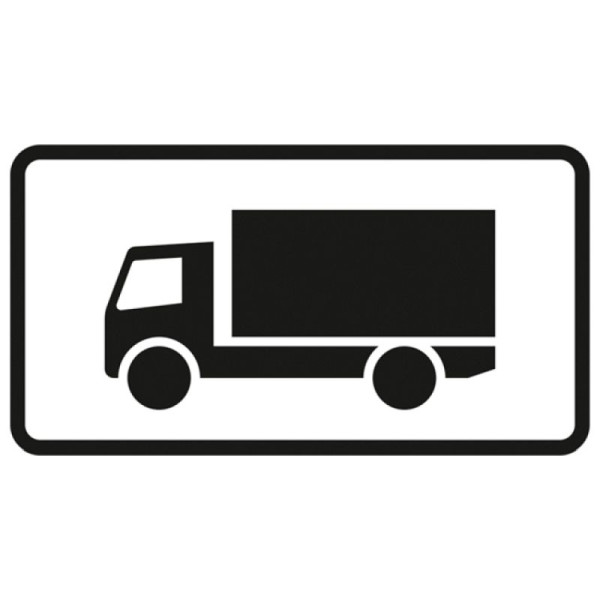 Stein HGS Nur Kraftfahrzeuge mit einer zulässigen Gesamtmasse über 3,5 t, Nr. 1010-51, 600 x 330 mm, Alform, RA1, 1010-51-212