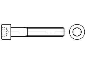 Zylinderschrauben ISO 4762 A 4 BUMAX88 M 24 x 70 A 4-88 VE=S (10 Stück)