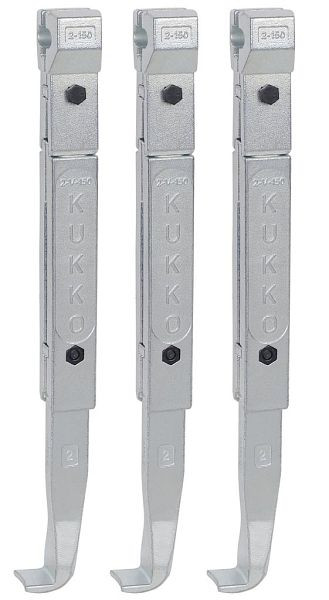 KUKKO 3 Abzughaken (Satz), Hakenlänge: 300 mm, Länge in mm: 355, 2-300-S