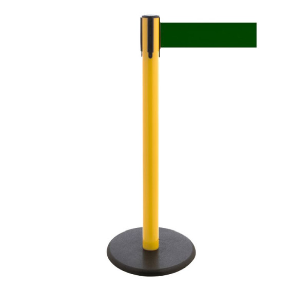 Stein HGS Personenleitsystem -P-Line Premium-, gelb, dunkelgrün, mit magnetischem Gurtendstück, Gurtlänge: 2,3 m, 34244e-1004