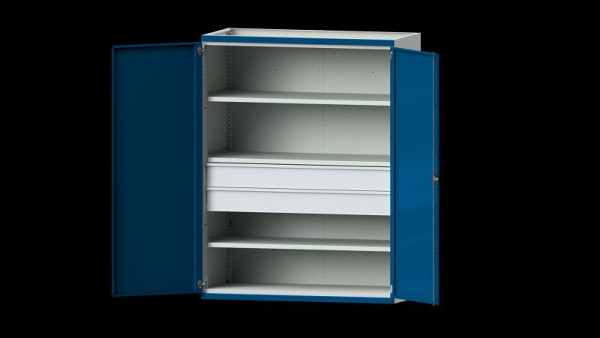 ANKE Werkbänke Schwerlastschrank, Modell 302, 1485 x 690 x 1950 mm, RAL 7035/5010, 621.082