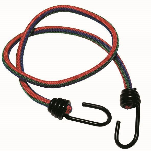 Kunzer Spanner 50 cm, beidseitig mit Stahlhaken, farbig sortiert, VE: 10 Stück, 050