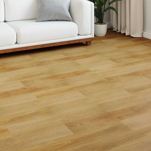 vidaXL Laminatboden 15-teilig Goldbraun 101 x 20 x 0,8 cm Holzwerkstoff, 42034103