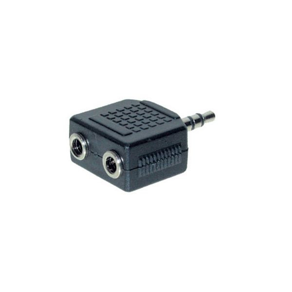 shiverpeaks BASIC-S, Adapter, Klinkenstecker Stereo 3,5mm auf 2 Klinkenkupplung Stereo 3,5mm, BS57080