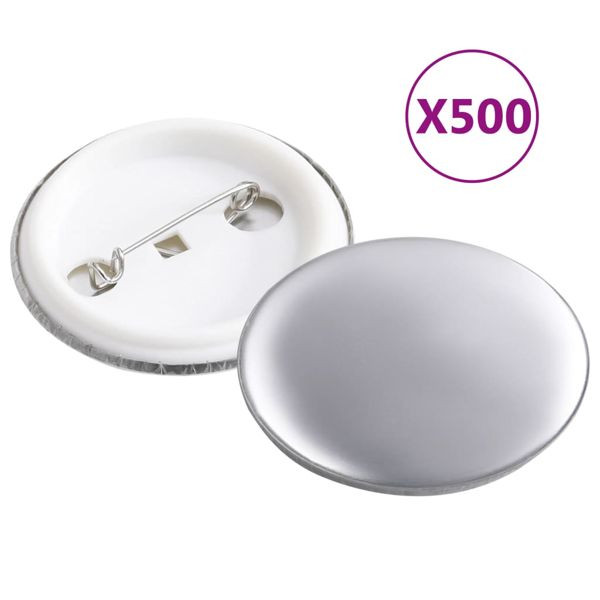 vidaXL Button-Teile 500 Sets 37 mm, 30159, 8720286021477