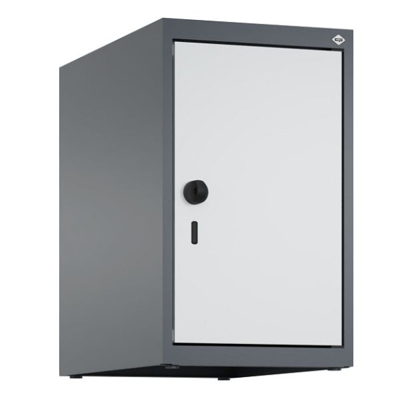 C+P Schrankaufsatz Classic PLUS, Aufsatzschrank, 7016/7035, Drehriegel, 500x300x500mm, 1 Abteil, 080090-10 S10013