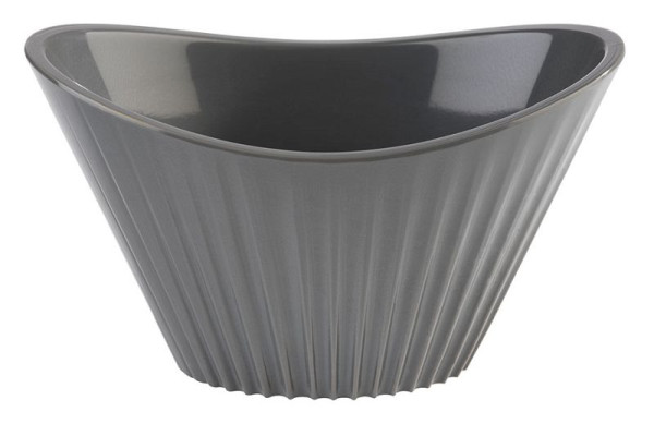 APS Schale -MINI-, 9,5 x 5,5 cm, Höhe: 5,5 cm, Melamin, anthrazit, 0,07 Liter, VE: 48 Stück, 84783