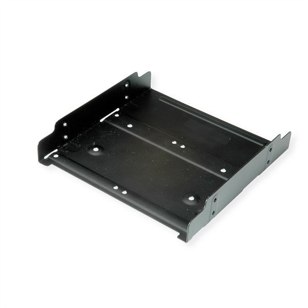 ROLINE HDD/SSD Montageadapter, 5,25 Zoll Rahmen für 1x 2,5/3,5 Zoll HDD/SSD, Metall, sc, 16.01.3010