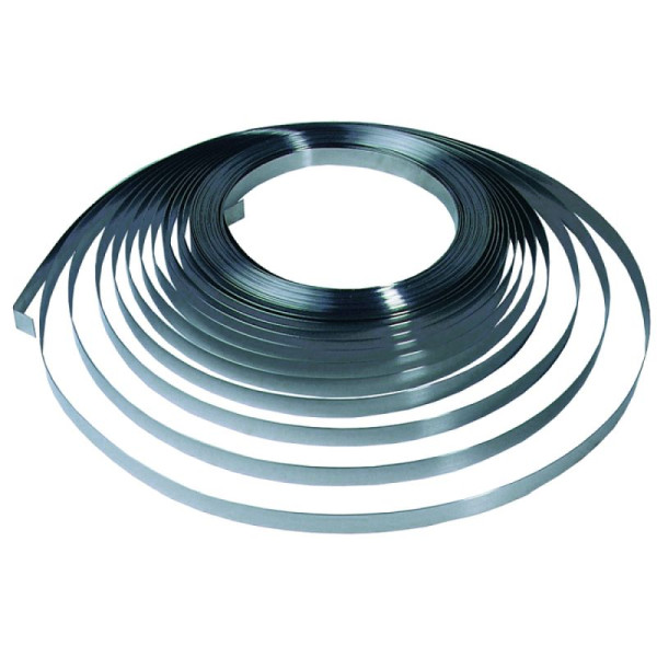 Stein HGS Edelstahl-Stahlbänder A2, 16mm x 1m, je Meter, tb005101