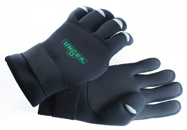 UNGER ErgoTec® Neoprenhandschuhe L, VE: 5 Stück, GLO2L