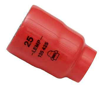 Lemp Steckschlüssel Einsatz 25mm 1/2" normal 6 kt, 130425