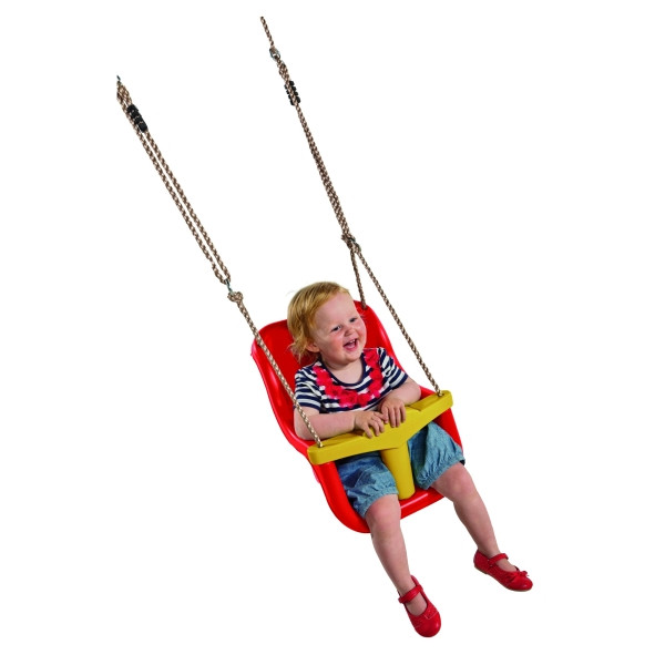 T&J Babyschaukel GIANT Kunststoff rot, Seillänge ca. 250 cm, 22214
