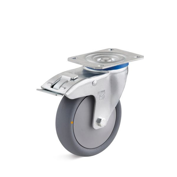 Torwegge Lenkrolle mit Feststeller, L-IL-TPBK-100-K-3, 0034079
